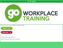 Tablet Screenshot of afl.goworkplacetraining.com.au